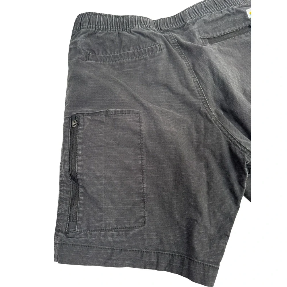 Vuori Ripstop Climber Shorts Small Charcoal Grey V370 Elastic Waist 8